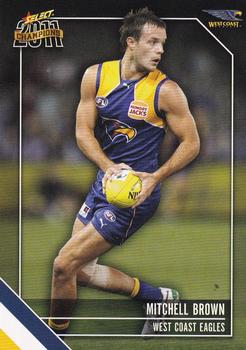 2011 Select AFL Champions #177 Mitchell Brown Front